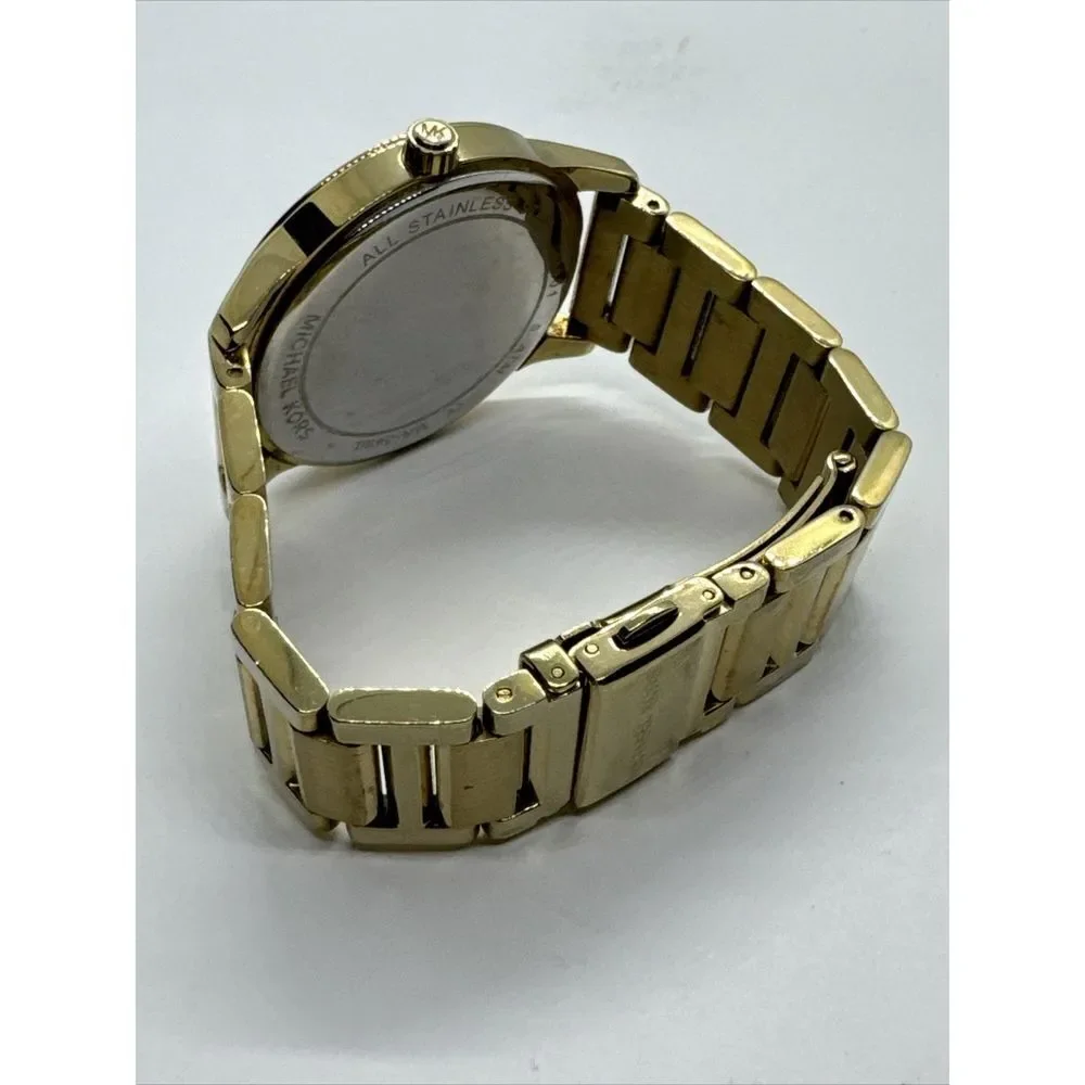 Michael Kors Hartman MK3490 Women Gold Stainless Steel Analog Dial Watch JNA799
